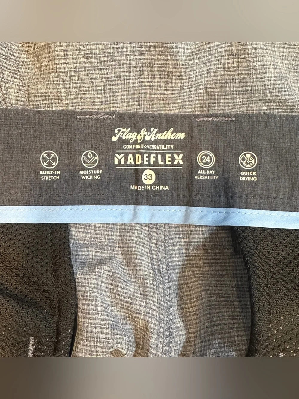 NWOT MadeFlex Blue Shorts | Sizes 33